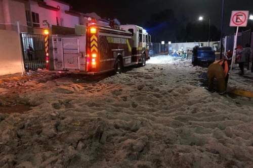 Video: Tremenda granizada en Tecámac afecta más de 60 casas